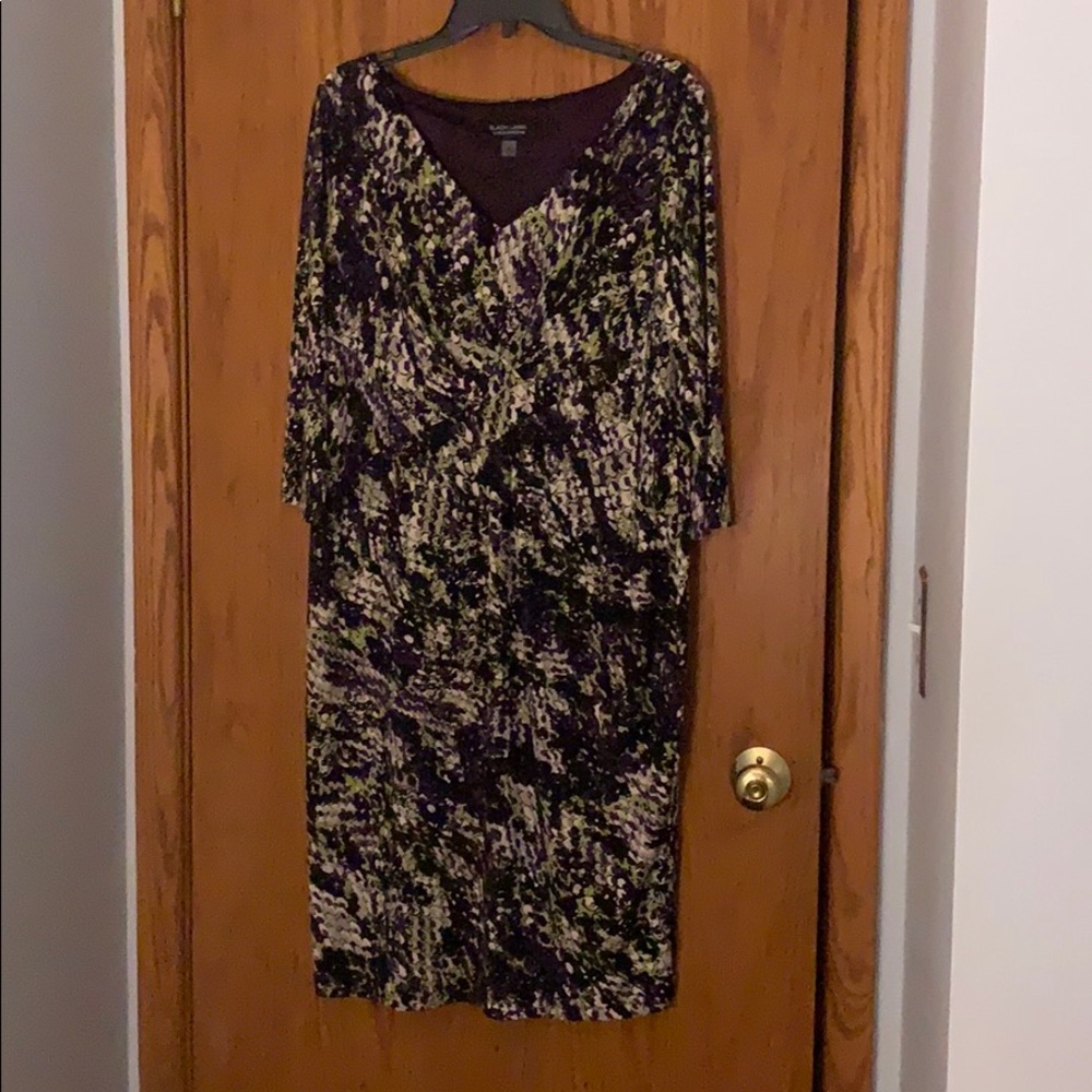Black Label Purple/Green/Black Dress